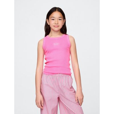 Gap Children'S Ribbed Tank Top With Logo - Girls Fuchsiová Xl Gap Children'S Ribbed Tank Top With Logo - Girls Fuchsiová Xl