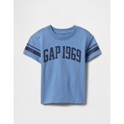 Gap Baby T-Shirt With Logo 1969 - Boys Modrá 4yrs Gap Baby T-Shirt With Logo 1969 - Boys Modrá 4yrs