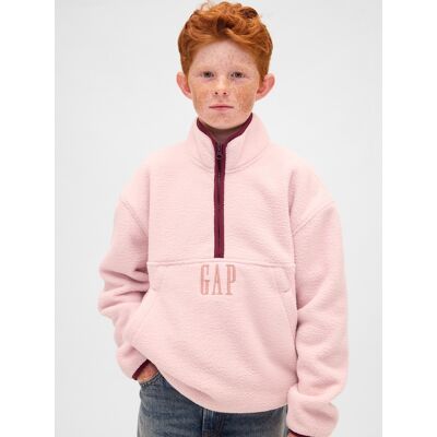 Gap Children'S Sherpa Sweatshirt Arctic Fleece - Boys Tmavočervená Xl Gap Children'S Sherpa Sweatshirt Arctic Fleece - Boys Tmavočervená Xl