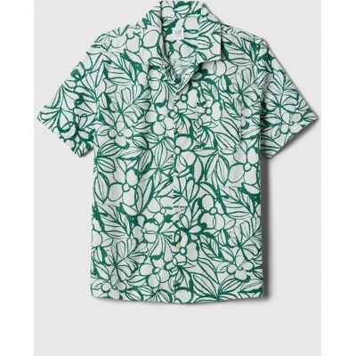 Gap Kids' Patterned Shirt - Boys Šedá M Gap Kids' Patterned Shirt - Boys Šedá M