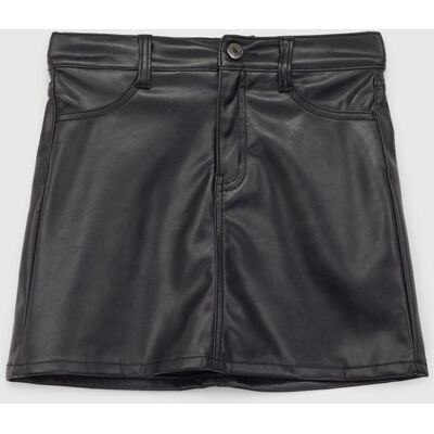 Gap Children'S Leatherette Skirt - Girls Šedá L Gap Children'S Leatherette Skirt - Girls Šedá L