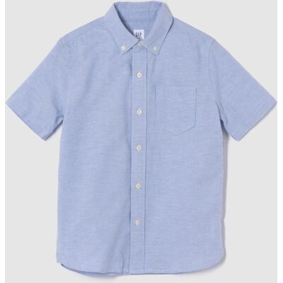 Gap Children'S Shirt Oxford - Boys Svetlomodrá M Gap Children'S Shirt Oxford - Boys Svetlomodrá M