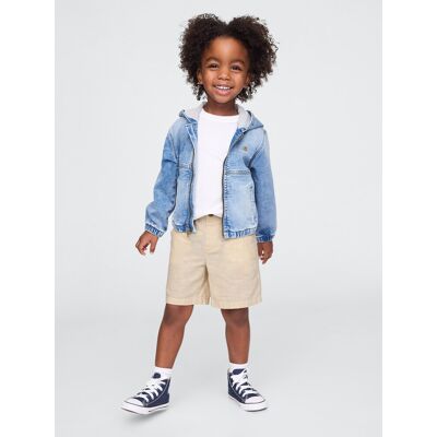 Gap Baby Linen Shorts - Boys Šedá 4yrs Gap Baby Linen Shorts - Boys Šedá 4yrs