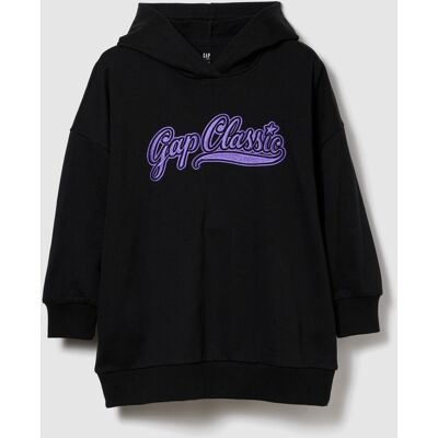 Gap Children'S Oversize Sweatshirt Dress Vintagesoft - Girls Čierna M Gap Children'S Oversize Sweatshirt Dress Vintagesoft - Girls Čierna M