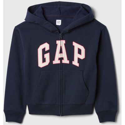 Gap Children'S Sweatshirt With Logo - Girls Čierna M Gap Children'S Sweatshirt With Logo - Girls Čierna M
