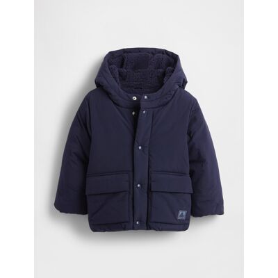 Gap Baby Quilted Waterproof Jacket - Boys Modrá 2yrs Gap Baby Quilted Waterproof Jacket - Boys Modrá 2yrs