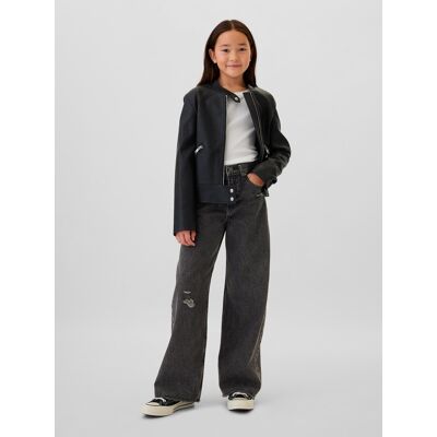 Gap Children'S Wide Jeans Low Stride - Girls Čierna L Gap Children'S Wide Jeans Low Stride - Girls Čierna L