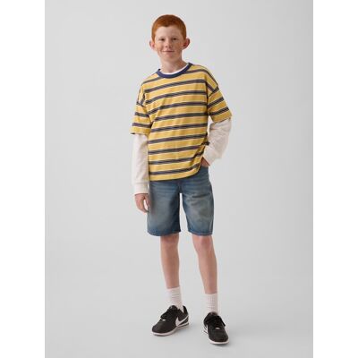 Gap Kids Chlapčenské Džínsové Šortky '90s Loose Ultrasoft Čierna Xs Gap Kids Chlapčenské Džínsové Šortky '90s Loose Ultrasoft Čierna Xs