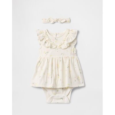 Gap Baby Set Of Dresses And Headband - Girls Biela 18-24m Gap Baby Set Of Dresses And Headband - Girls Biela 18-24m