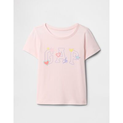 Gap Baby T-Shirt With Logo - Girls Ružová 2yrs Gap Baby T-Shirt With Logo - Girls Ružová 2yrs
