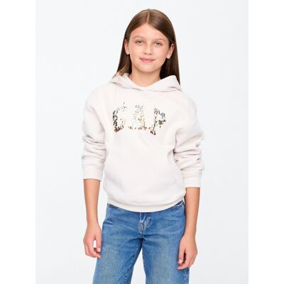 Gap Kids Sweatshirt With Logo - Girls Biela Xs Gap Kids Sweatshirt With Logo - Girls Biela Xs