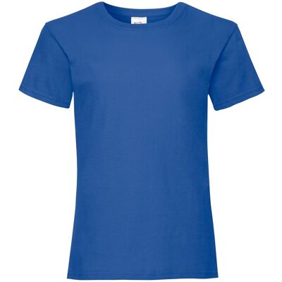 Valueweight Fruit Of The Loom Blue T-Shirt Modrá 7-8 Y Valueweight Fruit Of The Loom Blue T-Shirt Modrá 7-8 Y
