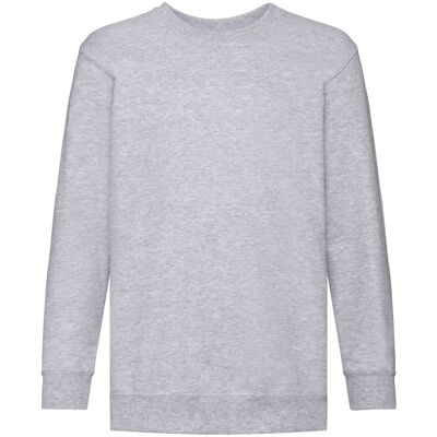 Szara Bluza Dziecięca Set-In Sweat Fruit Of The Loom Šedá 158-164 Szara Bluza Dziecięca Set-In Sweat Fruit Of The Loom Šedá 158-164