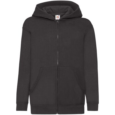 Black Classic Sweatshirt Fruit Of The Loom Šedá 158-164 Black Classic Sweatshirt Fruit Of The Loom Šedá 158-164