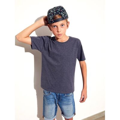 Grey Children'S T-Shirt In Combed Cotton Fruit Of The Loom Šedá 3-4 Y Grey Children'S T-Shirt In Combed Cotton Fruit Of The Loom Šedá 3-4 Y