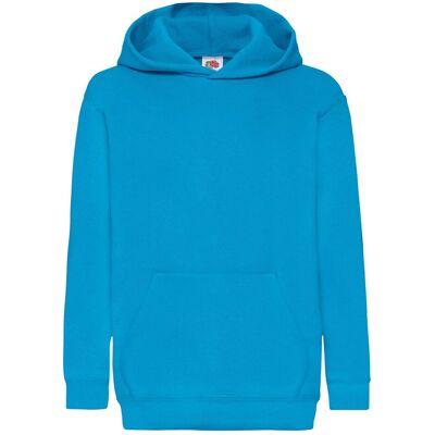 Blue Children'S Sweatshirt Classic Kangaroo Fruit Of The Loom Svetlomodrá 158-164 Blue Children'S Sweatshirt Classic Kangaroo Fruit Of The Loom Svetlomodrá 158-164