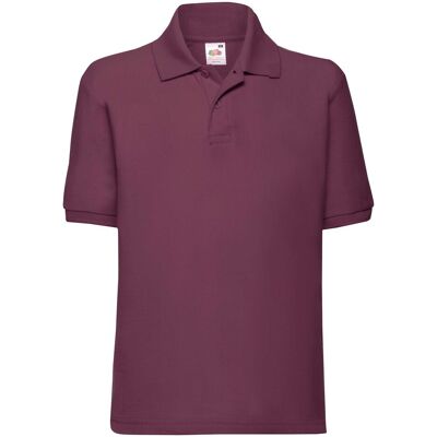 Fruit of the Loom Children'S T-Shirt 65/35 Polo 634170 65/35 170g/180g Tmavočervená 5-6 Y Fruit of the Loom Children'S T-Shirt 65/35 Polo 634170 65/35 170g/180g Tmavočervená 5-6 Y