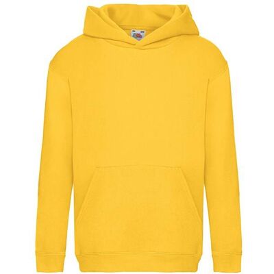 Żółta Bluza Dziecięca Hooded Sweat Fruit Of The Loom Oranžová 158-164 Żółta Bluza Dziecięca Hooded Sweat Fruit Of The Loom Oranžová 158-164