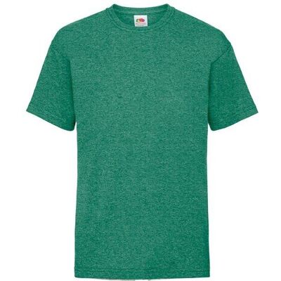 Green Fruit Of The Loom Kids Cotton T-Shirt Zelená 7-8 Y Green Fruit Of The Loom Kids Cotton T-Shirt Zelená 7-8 Y