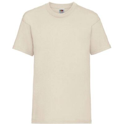 Beige Baby Cotton T-Shirt Fruit Of The Loom Krémová 146-152 Beige Baby Cotton T-Shirt Fruit Of The Loom Krémová 146-152
