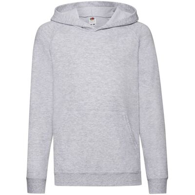 Fruit Of The Loom Grey Children'S Hoodie Šedá 158-164 Fruit Of The Loom Grey Children'S Hoodie Šedá 158-164