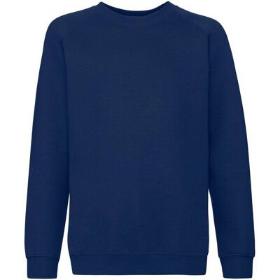 Granatowa Bluza Dziecięca Raglan Sweat Fruit Of The Loom Modrá 7-8 Y Granatowa Bluza Dziecięca Raglan Sweat Fruit Of The Loom Modrá 7-8 Y