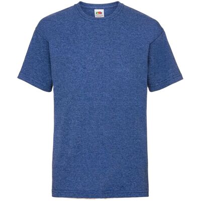 Blue Fruit Of The Loom Cotton T-Shirt Modrá 158-164 Blue Fruit Of The Loom Cotton T-Shirt Modrá 158-164