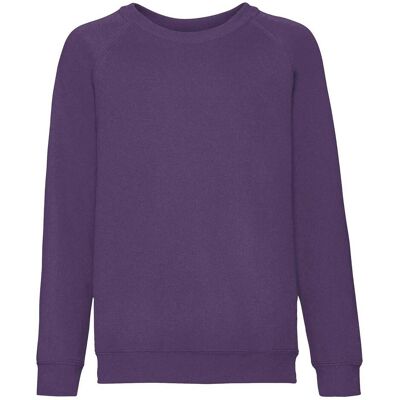 Fioletowa Bluza Dziecięca Raglan Sweat Fruit Of The Loom Fialová 7-8 Y Fioletowa Bluza Dziecięca Raglan Sweat Fruit Of The Loom Fialová 7-8 Y