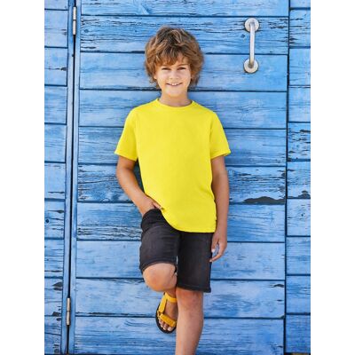 Yellow T-Shirt For Children Original Fruit Of The Loom Žltá 3-4 Y Yellow T-Shirt For Children Original Fruit Of The Loom Žltá 3-4 Y