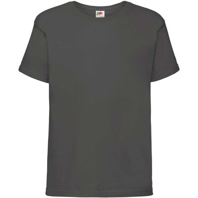 Fruit of the Loom Children'S T-Shirt Sofspun 610150 100% Cotton 160g/165g Šedá 5-6 Y Fruit of the Loom Children'S T-Shirt Sofspun 610150 100% Cotton 160g/165g Šedá 5-6 Y