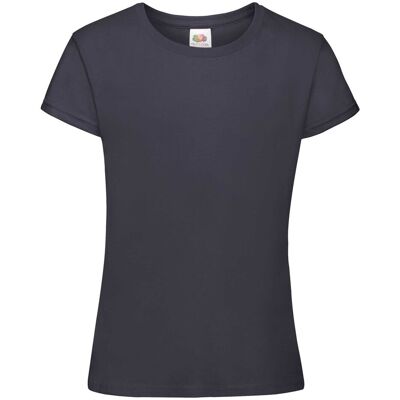 Fruit of the Loom Girls' T-Shirt Sofspun 610150 100% Cotton 160g/165g Šedá 158-164 Fruit of the Loom Girls' T-Shirt Sofspun 610150 100% Cotton 160g/165g Šedá 158-164