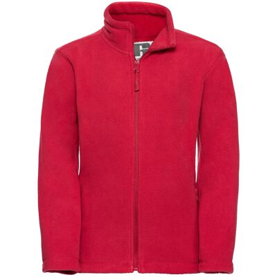 RUSSELL Children'S Fleece With Long Zipper 100% Polyester, Non-Pilling Fleece 320g Červená 3-4 Y RUSSELL Children'S Fleece With Long Zipper 100% Polyester, Non-Pilling Fleece 320g Červená 3-4 Y