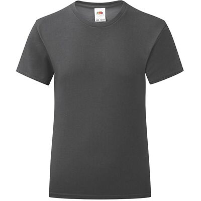 Iconic Fruit Of The Loom Graphite T-Shirt Šedá 158-164 Iconic Fruit Of The Loom Graphite T-Shirt Šedá 158-164