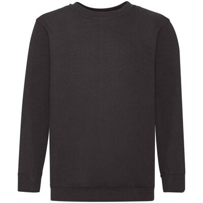 Black Sweat-In Sweat Fruit Of The Loom Hnedá 9-10 Y Black Sweat-In Sweat Fruit Of The Loom Hnedá 9-10 Y