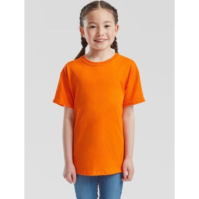 Orange Children'S T-Shirt Original Fruit Of The Loom Oranžová 3-4 Y Orange Children'S T-Shirt Original Fruit Of The Loom Oranžová 3-4 Y