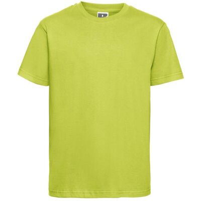 Lime Baby T-Shirt Slim Fit Russell Kaki 7-8 Y Lime Baby T-Shirt Slim Fit Russell Kaki 7-8 Y