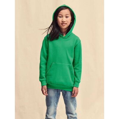 Green Children'S Sweatshirt Classic Kangaroo Fruit Of The Loom Zelená 7-8 Y Green Children'S Sweatshirt Classic Kangaroo Fruit Of The Loom Zelená 7-8 Y