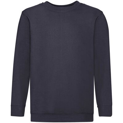 Granatowa Bluza Dziecięca Set-In Sweat Fruit Of The Loom Šedá 158-164 Granatowa Bluza Dziecięca Set-In Sweat Fruit Of The Loom Šedá 158-164