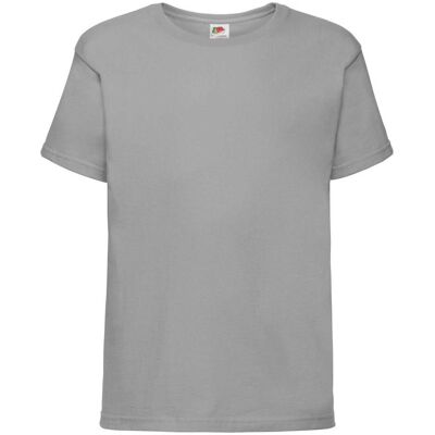 Fruit of the Loom Children'S T-Shirt Sofspun 610150 100% Cotton 160g/165g Šedá 146-152 Fruit of the Loom Children'S T-Shirt Sofspun 610150 100% Cotton 160g/165g Šedá 146-152