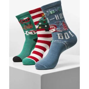 Urban Classics Veselé Vianočné Ponožky 3 Ks Biela 35-38 Urban Classics Veselé Vianočné Ponožky 3 Ks Biela 35-38