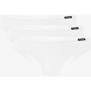 Dámske Klasické Nohavičky Atlantic 3pack - Biele Biela L Dámske Klasické Nohavičky Atlantic 3pack - Biele Biela L