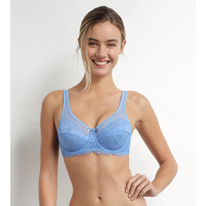 Dim Generous Essentiel Underwire Bra - Dámska Čipková Podprsenka - Svetlo Modrá Svetlomodrá 90 C Dim Generous Essentiel Underwire Bra - Dámska Čipková Podprsenka - Svetlo Modrá Svetlomodrá 90 C
