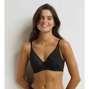 Dim Daily Micro Foulard Bra - Dámska Čipkovaná Podprsenka S Kosticami - Čierna Čierna 90 D Dim Daily Micro Foulard Bra - Dámska Čipkovaná Podprsenka S Kosticami - Čierna Čierna 90 D