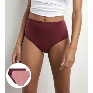 Dim Body Touch Highwaist Brief - Dámske Nohavičky 2ks - Fialová - Svetlo Ružová Hnedá S Dim Body Touch Highwaist Brief - Dámske Nohavičky 2ks - Fialová - Svetlo Ružová Hnedá S