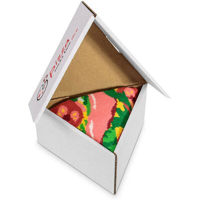 Zooksy/rainbow Socks Ponožky Dúhové Ponožky 1 Pár Taliansky Pizza Šedá 41-46 Zooksy/rainbow Socks Ponožky Dúhové Ponožky 1 Pár Taliansky Pizza Šedá 41-46