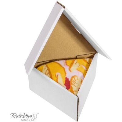 Zooksy/rainbow Socks Dúhové Ponožky 1 Ponožky 1 Pizza Havajský Pár Šedá 36-40 Zooksy/rainbow Socks Dúhové Ponožky 1 Ponožky 1 Pizza Havajský Pár Šedá 36-40