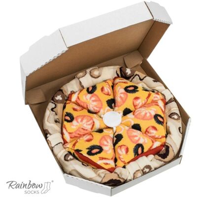 Zooksy/rainbow Socks Dúhové Ponožky Pizza Ponožky 4 Páry Morských Plodov Šedá 36-40 Zooksy/rainbow Socks Dúhové Ponožky Pizza Ponožky 4 Páry Morských Plodov Šedá 36-40