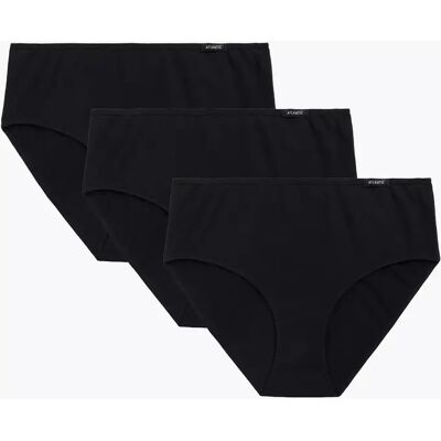 Atlantic 3-Pack Figi Womenskie Classic Čierna Xl Atlantic 3-Pack Figi Womenskie Classic Čierna Xl