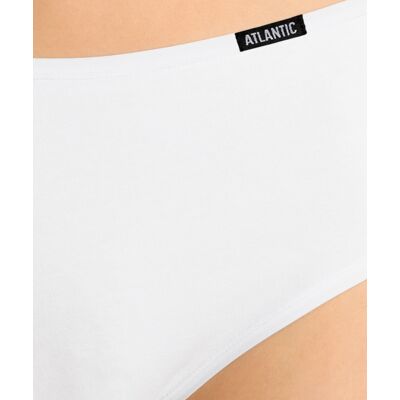 Dámske Klasické Nohavičky Atlantic 3pack - Biele Biela Xxl Dámske Klasické Nohavičky Atlantic 3pack - Biele Biela Xxl