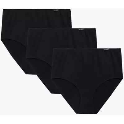 Atlantic 3-Pack Dámske Maxi Nohavičky Čierna Xxl Atlantic 3-Pack Dámske Maxi Nohavičky Čierna Xxl